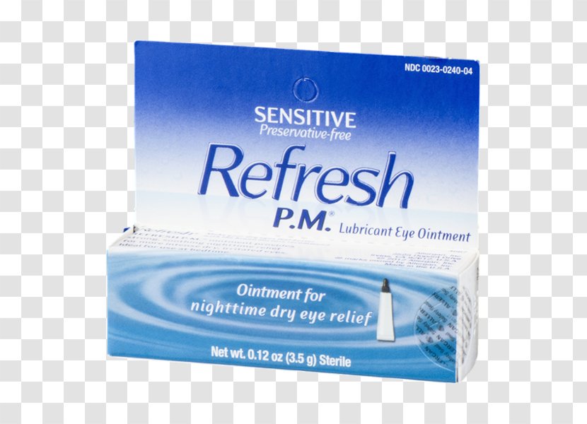 Refresh P.M. OPTIVE Dryness Eye Mineral Oil - Gel - Optive Transparent PNG