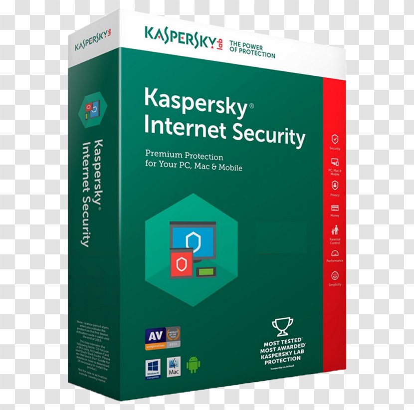 Kaspersky Internet Security Lab Anti-Virus Antivirus Software Transparent PNG