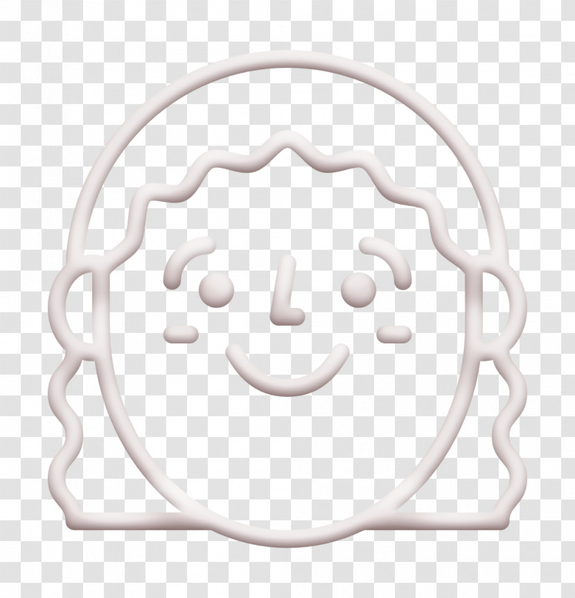 Woman Icon Emoji Icon Happy People Icon Transparent PNG