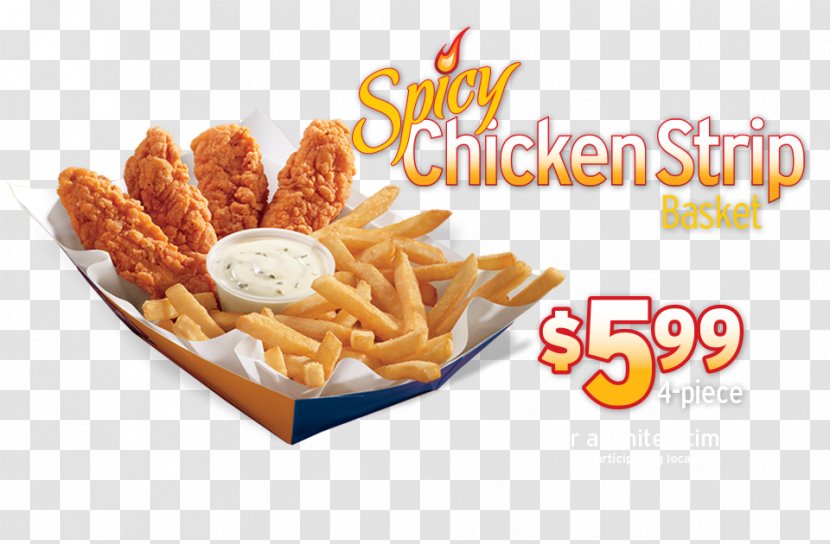 French Fries Chicken Fingers Nugget Junk Food Onion Ring - As Transparent PNG