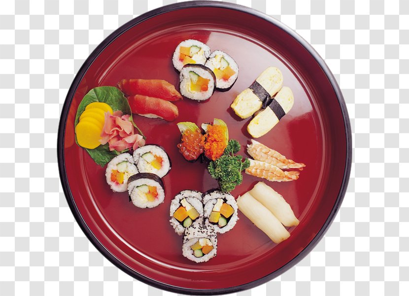 California Roll Sashimi Gimbap Sushi Makizushi - Japanese Cuisine Transparent PNG