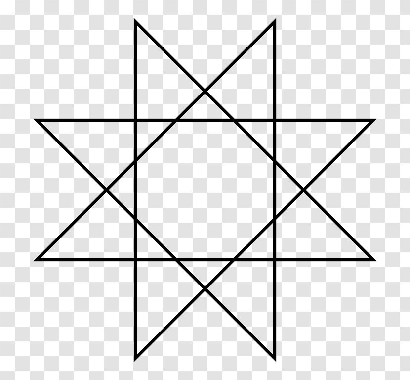 Rub El Hizb Star Polygon Octagram Symbol Les Véritables Clavicules De Salomon - 8 Point Transparent PNG