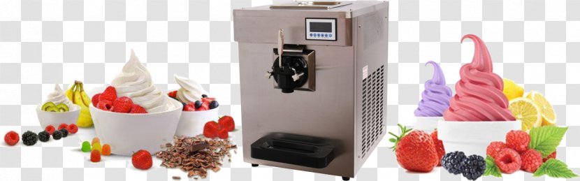 Frozen Yogurt Milk Machine Renting Slush - Serving Popcorn Cones Transparent PNG