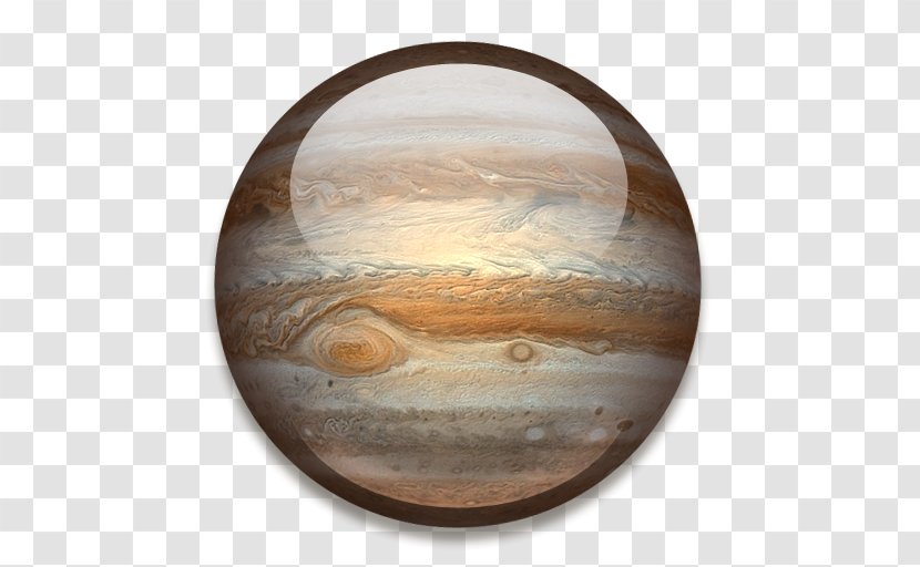 Jupiter ICO Solar System Planet Icon Transparent PNG