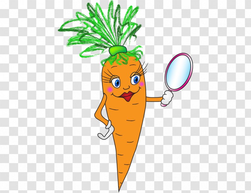 Illustration - Cartoon - Carrot Character Transparent PNG