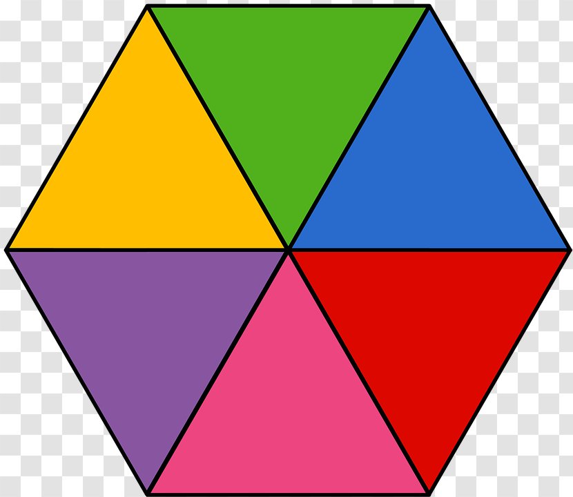 Hexagon Geometry Geometric Shape Clip Art - Triangle Transparent PNG