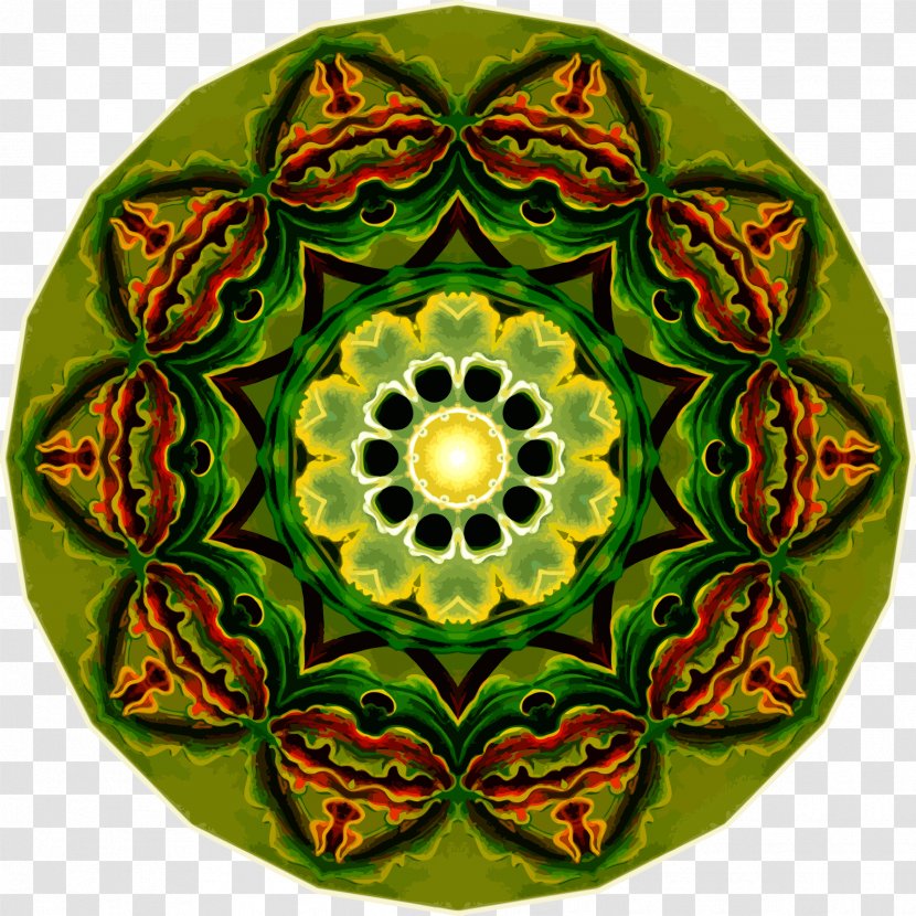 Symmetry Circle Organism Flower Pattern Transparent PNG
