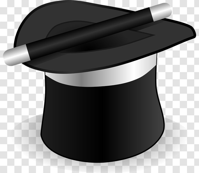 Top Hat Wand Magic Clip Art Transparent PNG