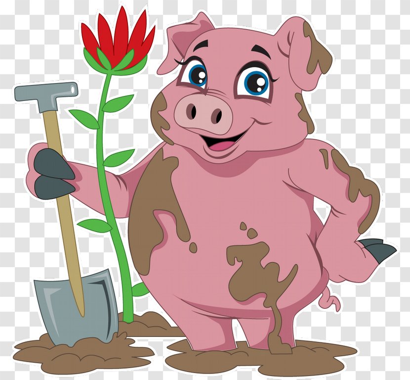 Pig Snout Character Clip Art Transparent PNG