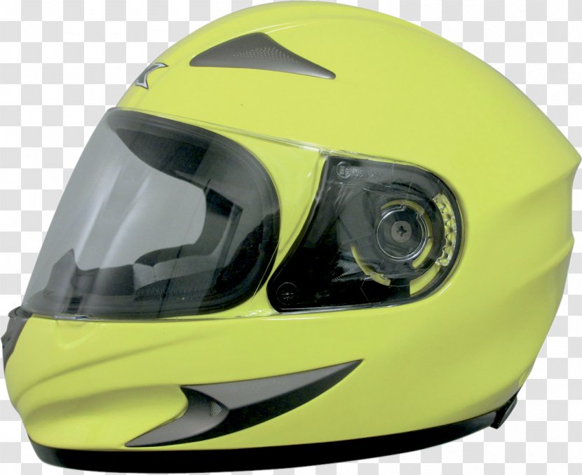 Motorcycle Helmets Yamaha YZ250 Integraalhelm - Powersports - Yellow Helmet Transparent PNG