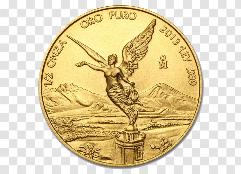 Coin Gold Mexico Libertad Silver Transparent PNG