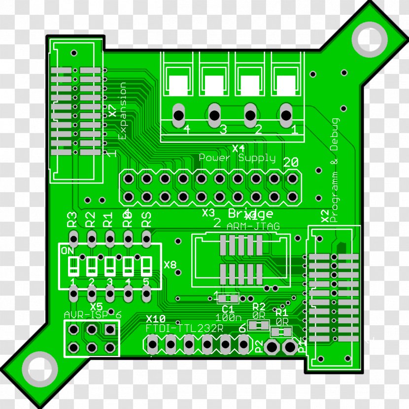 Microcontroller Electronics Electrical Network Electronic Component Printed Circuit Board - Integrated Circuits Chips - Connect Four Transparent PNG