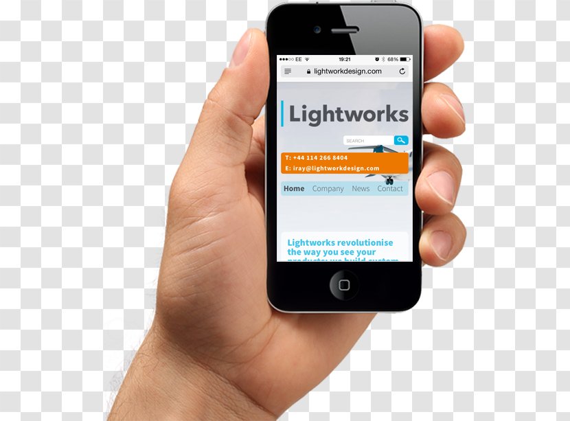 Mobile Phones Smartphone Food Telephone App - Electronics - Creative Phone Transparent PNG