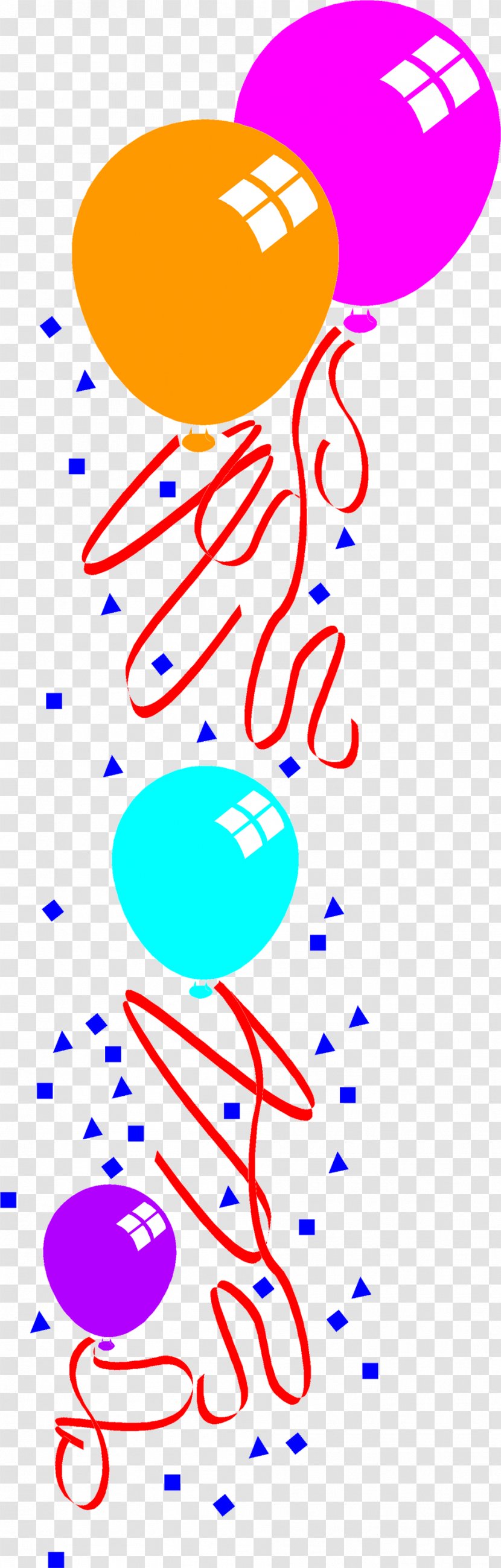 Birthday Cake Balloon Clip Art - Line - Decoration Transparent PNG