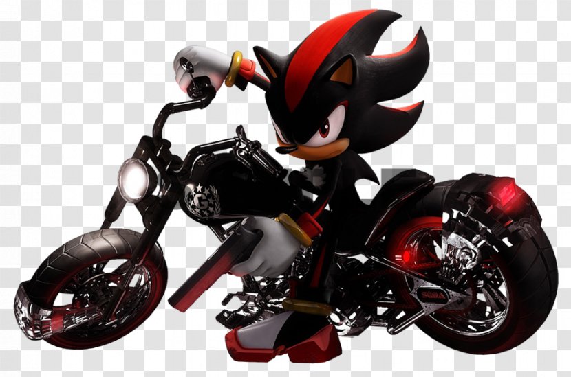 Shadow The Hedgehog Sonic Adventure 2 Heroes - Motorcycle Accessories Transparent PNG