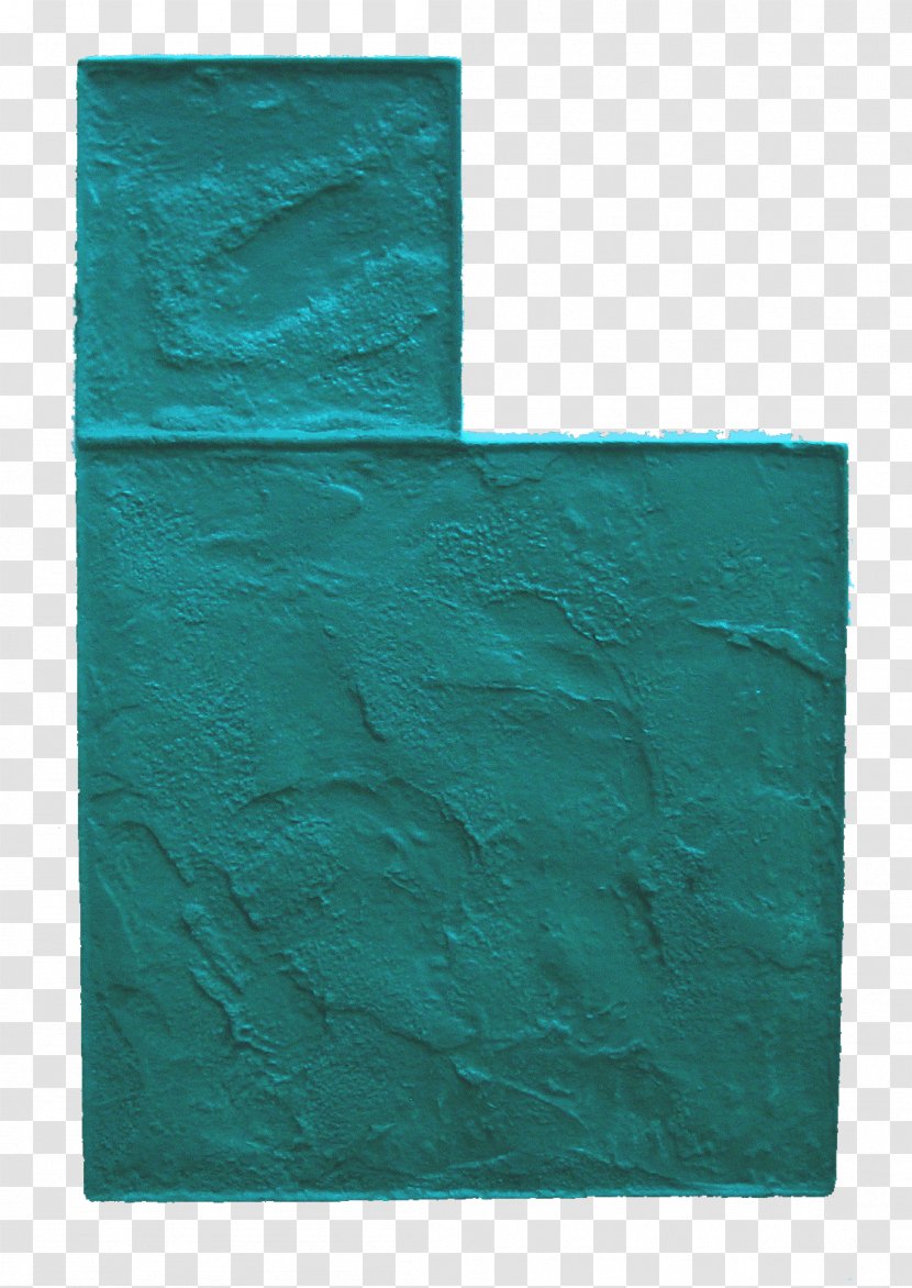 Turquoise Teal Rectangle Microsoft Azure - Crushed Glass Transparent PNG