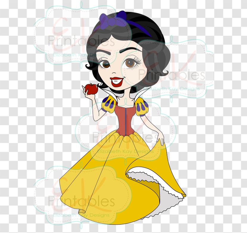 Snow White Clip Art Illustration Seven Dwarfs Queen - Tree - Shirt Blue Transparent PNG