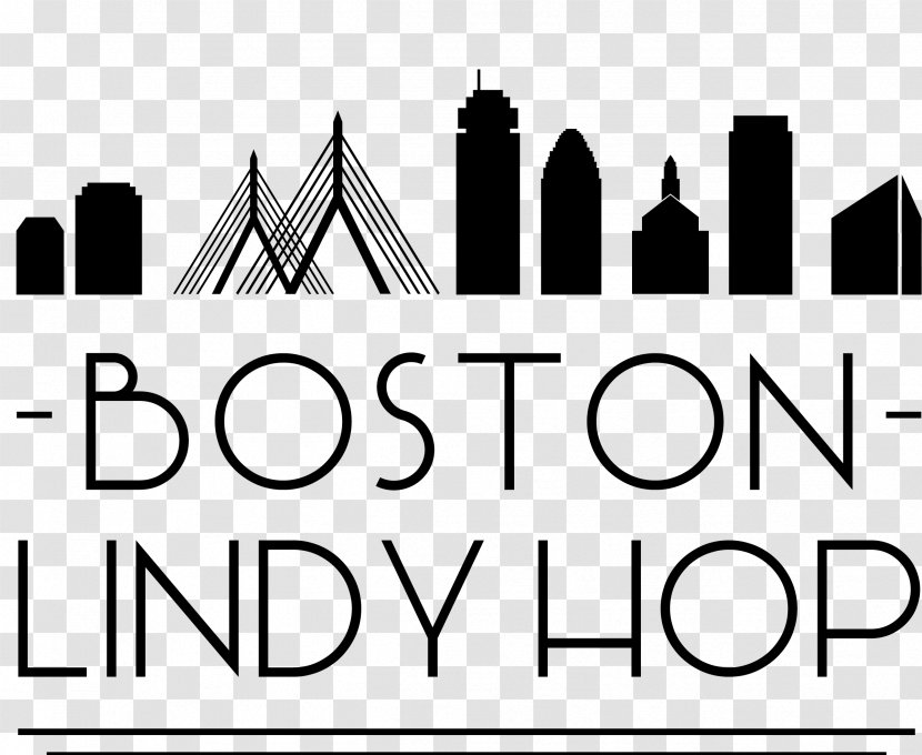 Boston Lindy Hop Dance Swing Balboa - Black And White - Cambridge Transparent PNG