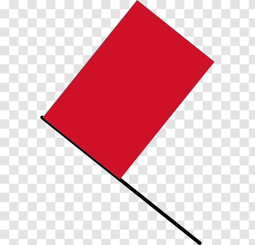 Red Flag Clip Art - White Transparent PNG