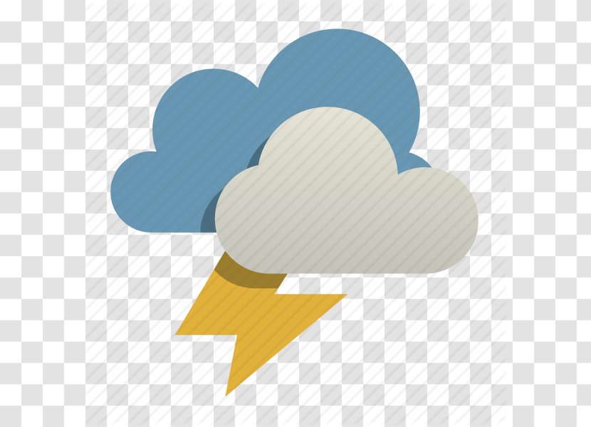 Thunderstorm Weather Cloud - Thunder - Size Icon Transparent PNG