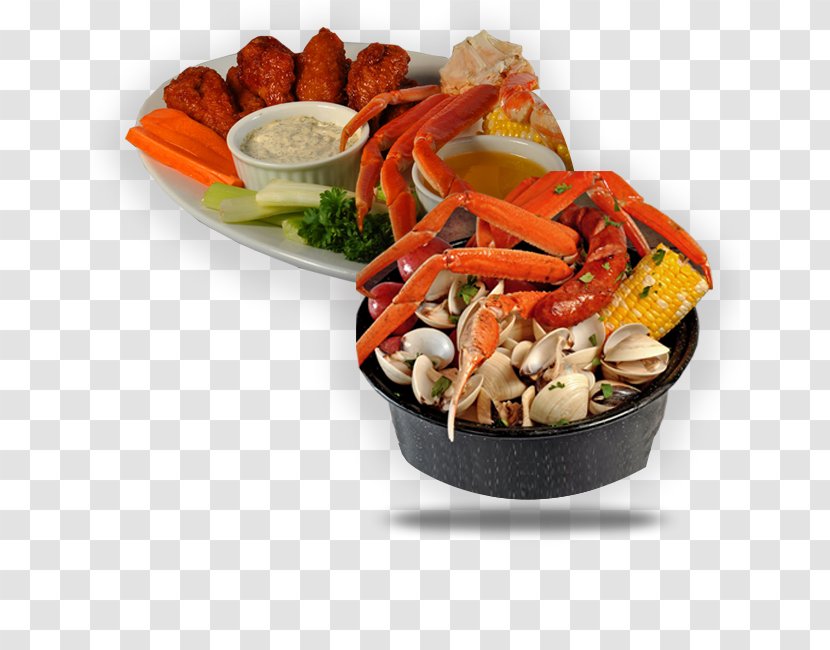 Crab Seafood Pluckers Plateau De Fruits Mer Vegetarian Cuisine - Shrimp Transparent PNG