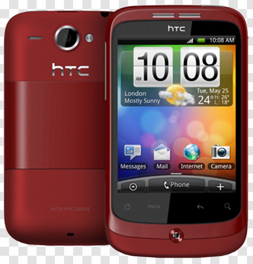 HTC Wildfire S One 10 Hero - Touchscreen - Android Transparent PNG