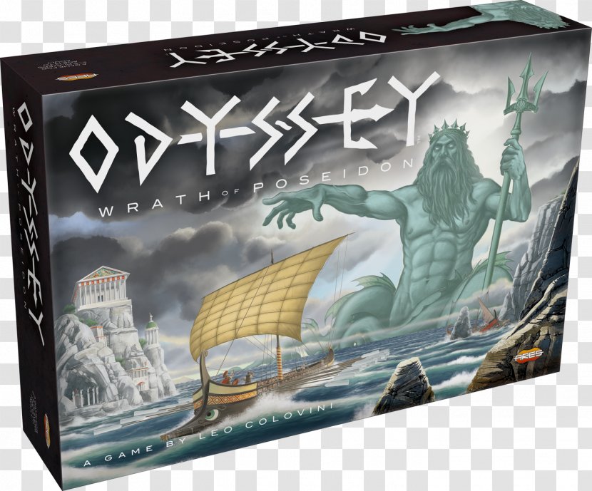 Poseidon Odyssey Ares Trojan War Board Game - Devir - Jolly Roger Transparent PNG