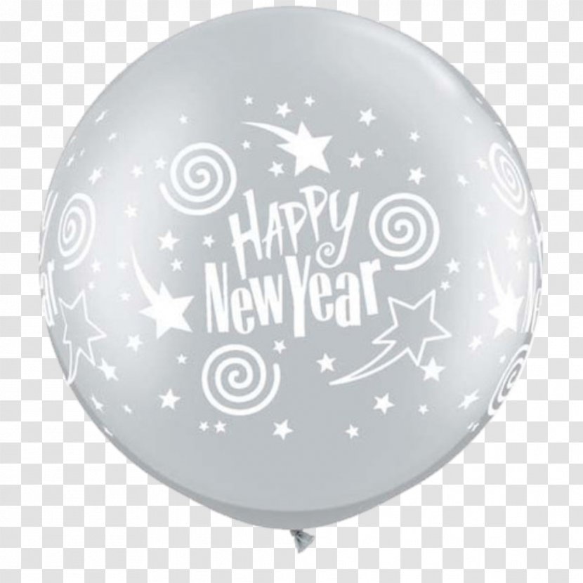 Balloon New Year's Eve Gold Party - Year Transparent PNG