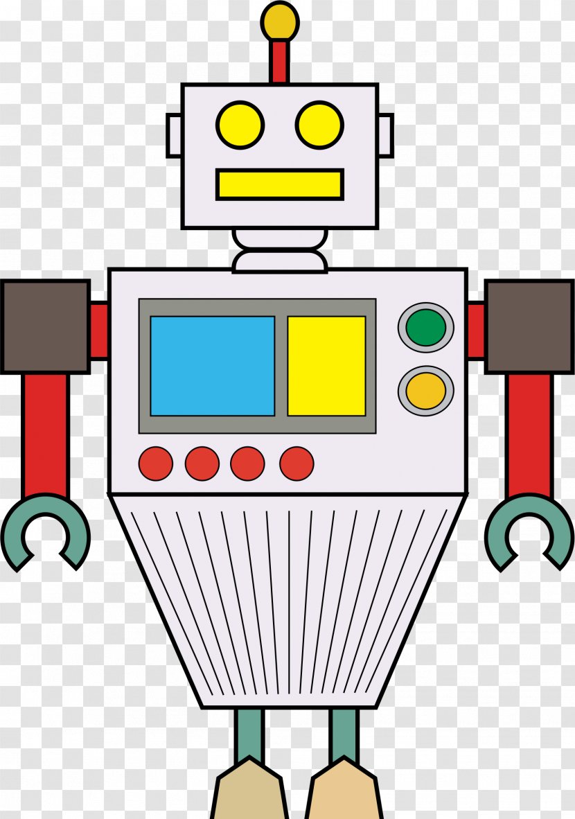 Line Technology Clip Art - Artwork - Robot Clipart Transparent PNG