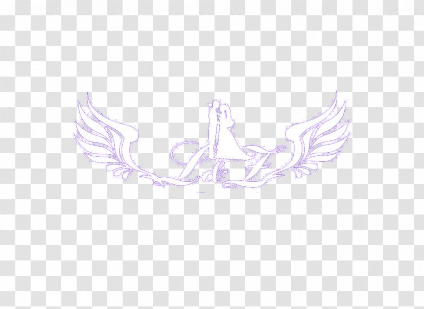 Brand Pattern - Lilac - White Wings Transparent PNG