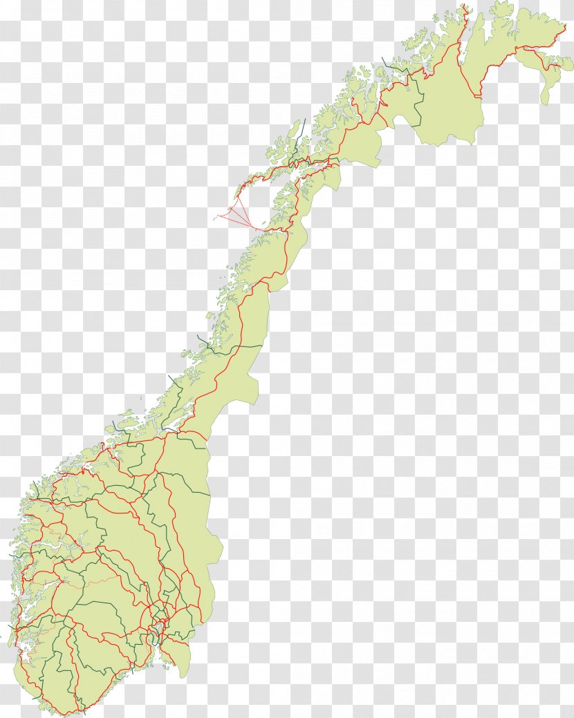 European Route E06 Norwegian National Road E18 Larvik - Trunk Transparent PNG