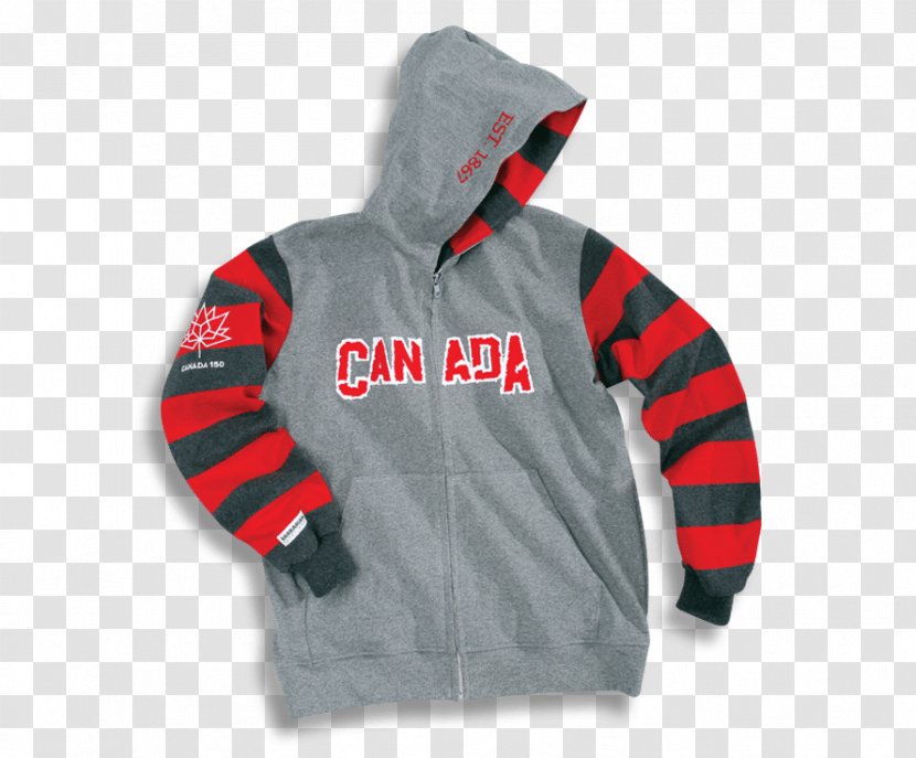 Hoodie T-shirt 150th Anniversary Of Canada Clothing - Hooddy Sports Transparent PNG