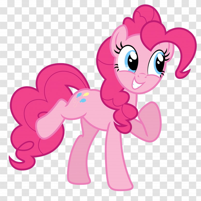 Pinkie Pie Rarity Rainbow Dash Applejack Twilight Sparkle - Heart Transparent PNG