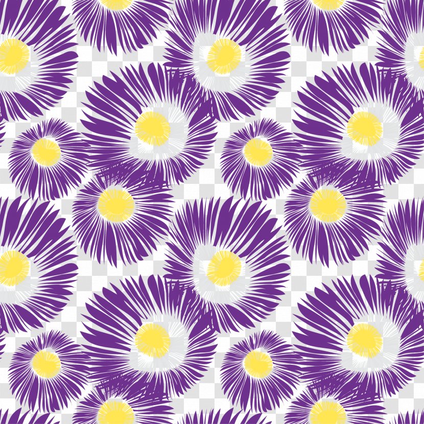 Purple Chrysanthemum Indicum - Annual Plant - Wild Wallpaper Background Transparent PNG