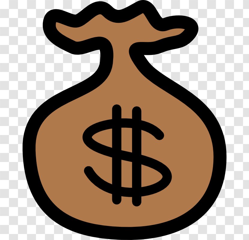 Money Bag Cash Clip Art - Coin - Cartoon Bags Transparent PNG