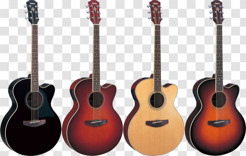 Acoustic-electric Guitar Acoustic ヤマハ・CPX Yamaha Corporation - Heart Transparent PNG