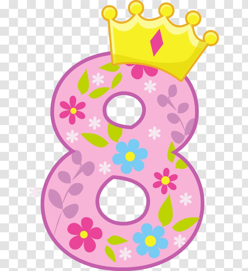 Birthday Cake Number Party Clip Art - Princess Crown Transparent PNG
