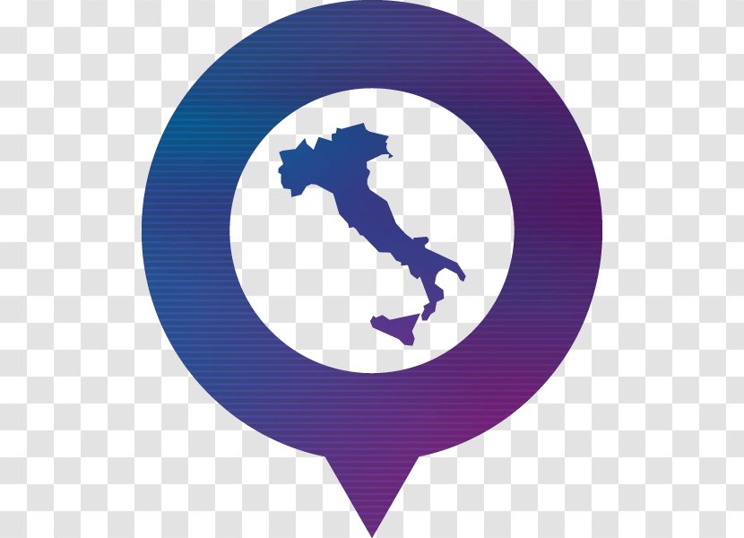 Italy Map. Clip Art Vector Graphics - Violet - Country Transparent PNG