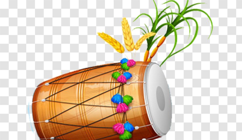 India Cartoon - Indian Musical Instruments - Dholak Transparent PNG