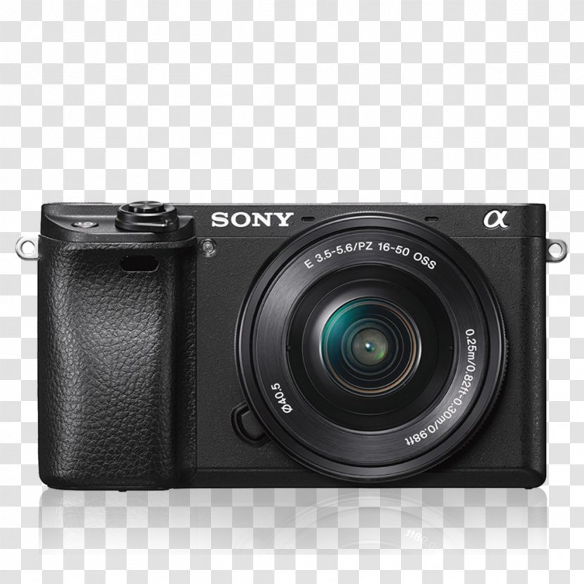 Sony Alpha 6300 α6000 α5100 α6500 Mirrorless Interchangeable-lens Camera - Lens Transparent PNG