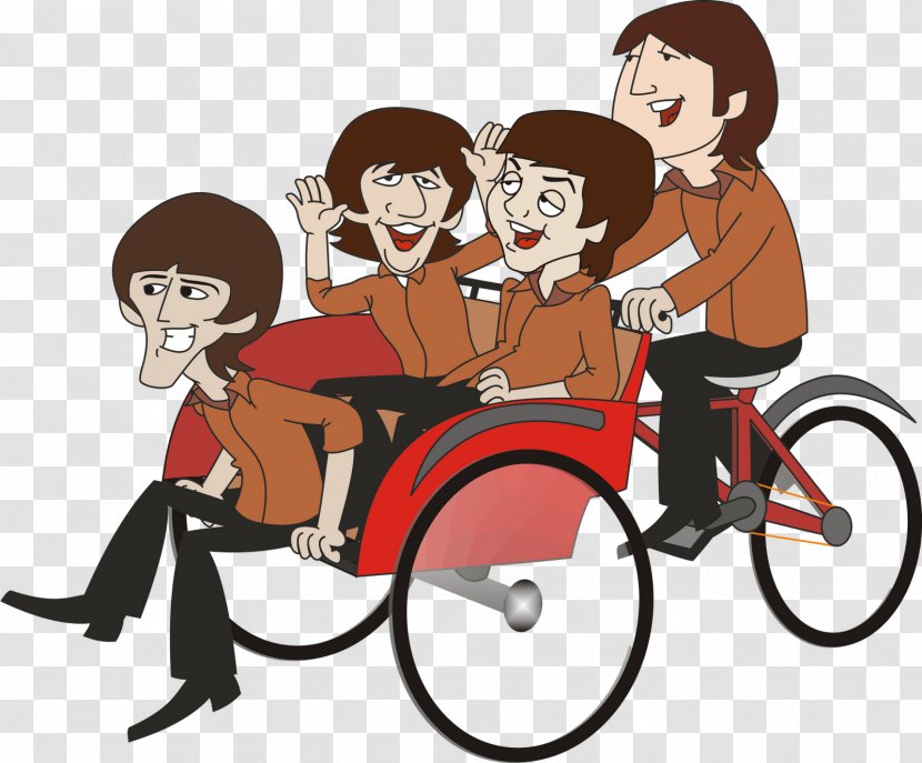 Animaatio Cartoon Song Cycle Rickshaw - Kaligrafi RAMADHAN Transparent PNG