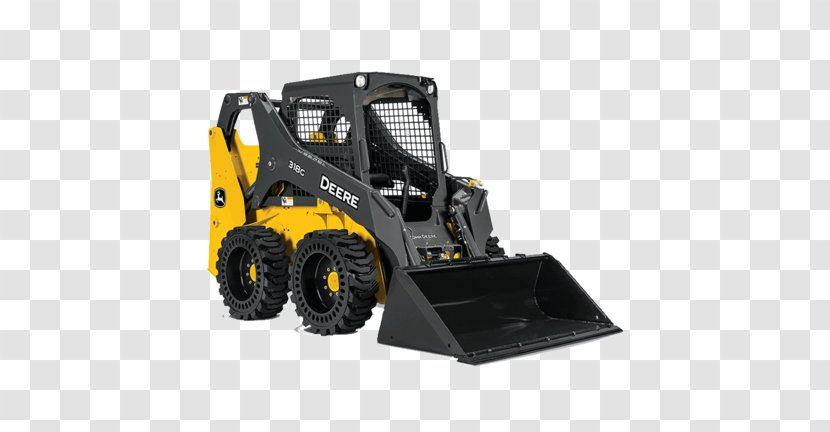 John Deere Skid-steer Loader Heavy Machinery Architectural Engineering - Hardware - Skidsteer Transparent PNG