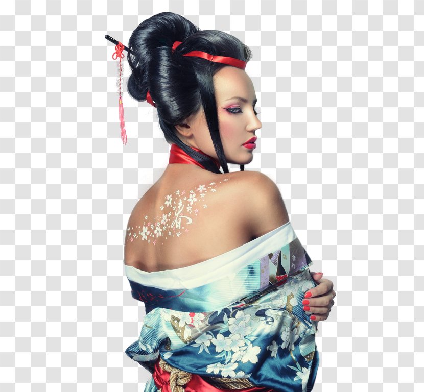 A Geisha Kimono Idea Wig - Tree - Frame Transparent PNG