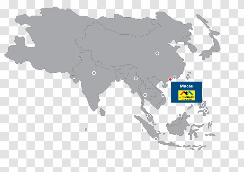 East Asia World Map Transparent PNG