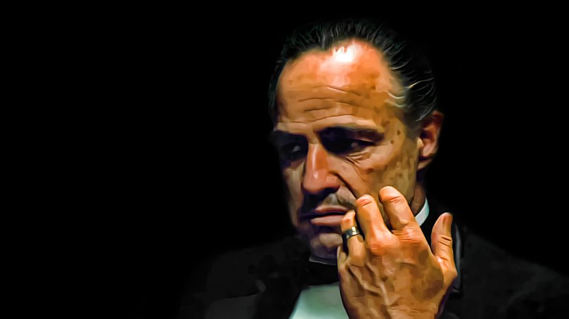 Marlon Brando Vito Corleone Fredo Michael - The Godfather Cliparts Transparent PNG