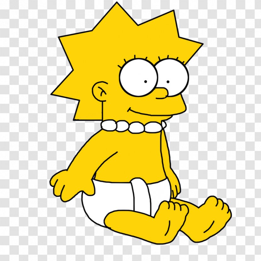 Lisa Simpson Homer Maggie Bart Family - Cartoon Transparent PNG