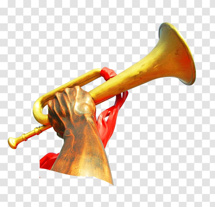 Trumpet Dxeda Del Ejxe9rcito Cornett - Yellow Army Number Transparent PNG