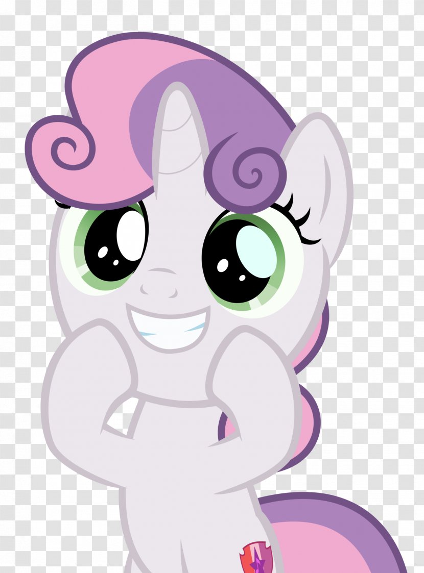 My Little Pony Sweetie Belle Fan Art - Cartoon Transparent PNG