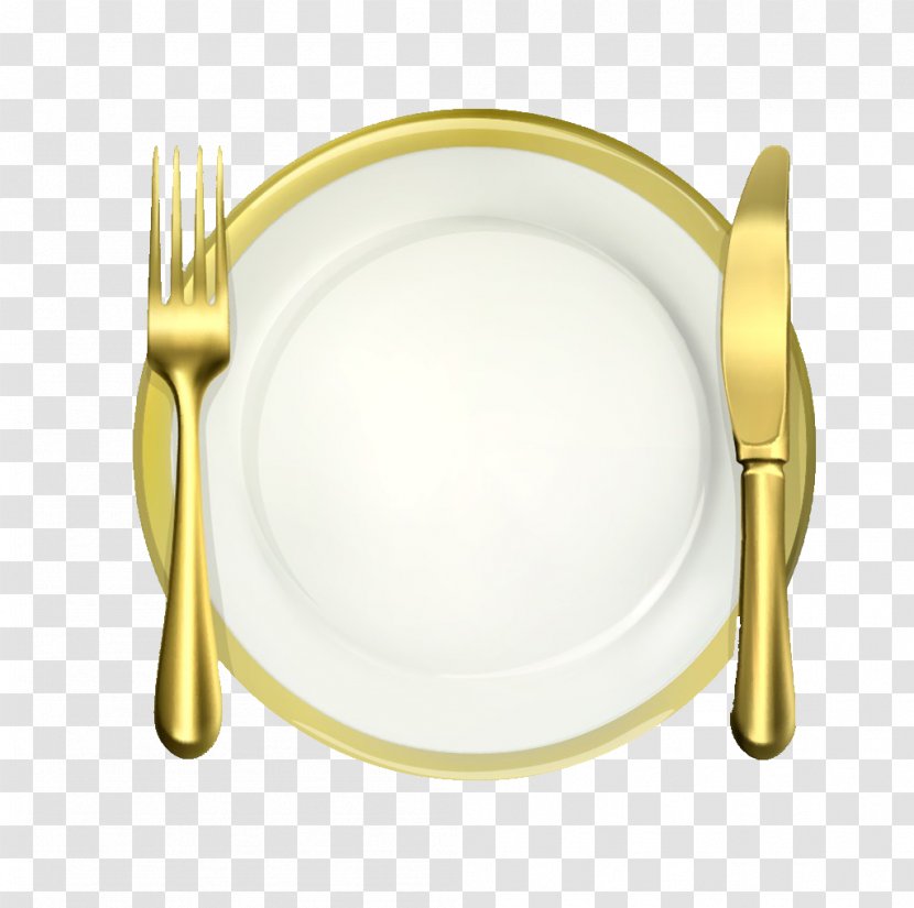 Knife Cutlery Plate Fork Tableware - Kitchen - And Transparent PNG