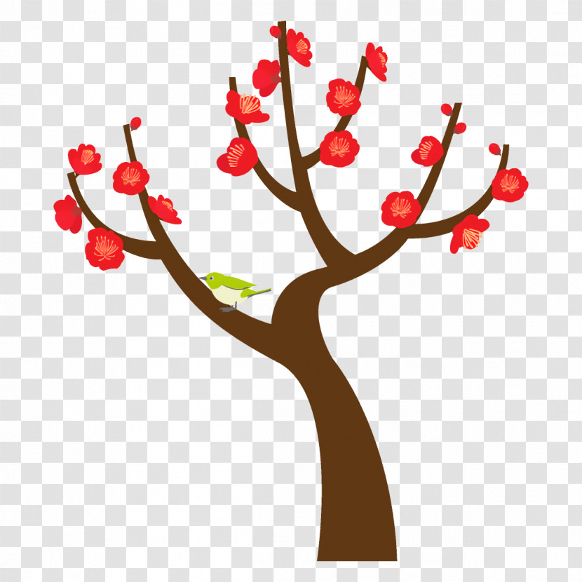 Plum Tree Plum Winter Flower Transparent PNG